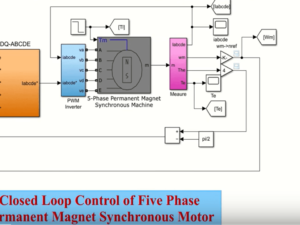 Closed Loop Control of Five Phase Permanent Magnet Synchronous Motor
